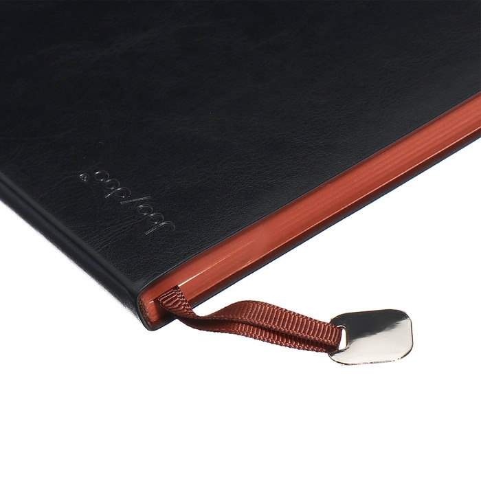 Органайзер на кольцах, А5, 116л, клетка, обл.кожзам, коричневый срез, Черный Органайзер на кольцах, А5, 116л, клетка, обл.кожзам, коричневый срез, Черный