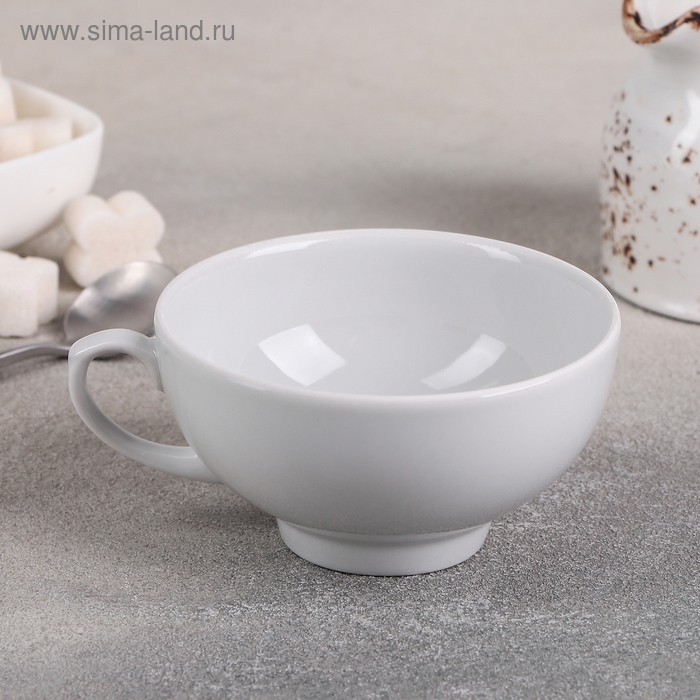 Чашка чайная фарфоровая «Рубин», 220 мл, d=10,2 см Чашка чайная фарфоровая «Рубин», 220 мл, d=10,2 см