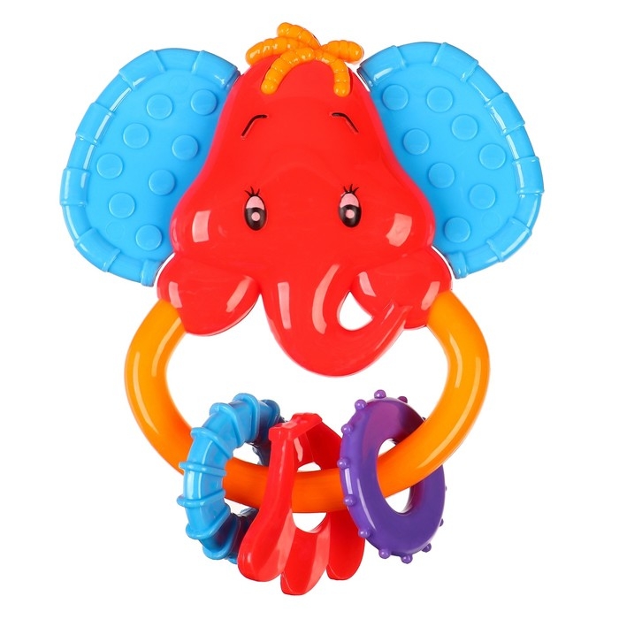 Погремушка «Африка: Слоник», цвет МИКС, Крошка Я Погремушка «Африка: Слоник», цвет МИКС, Крошка Я