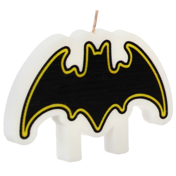 Свеча для торта "С Днем Рождения!", 10 х 6,9 см, Супергерои