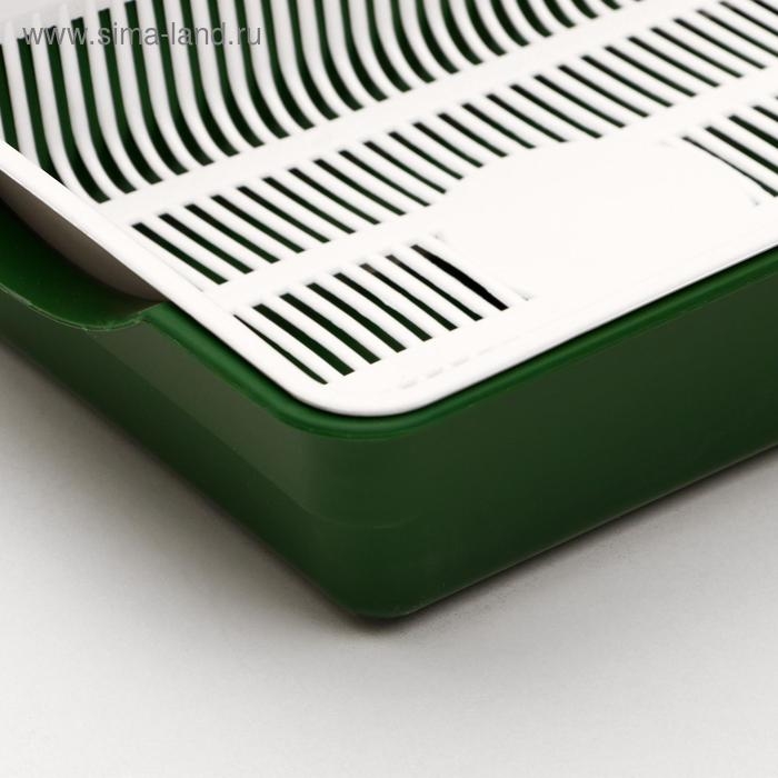 Туалет глубокий с сеткой 36 х 25 х 9 см, микс цветов Туалет глубокий с сеткой 36 х 25 х 9 см, микс цветов