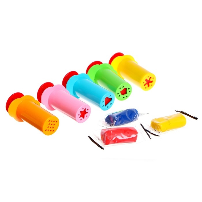 Набор для детской лепки «Фигурные давилки для лепки» Набор для детской лепки «Фигурные давилки для лепки»