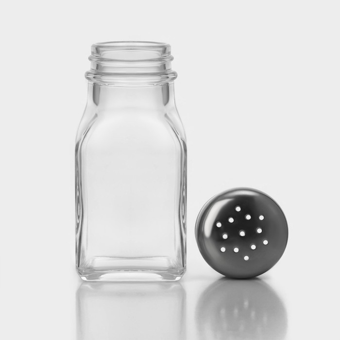 Набор для специй стеклянный BASIC, солонка+перечница, 100 мл, 2 шт Набор для специй стеклянный BASIC, солонка+перечница, 100 мл, 2 шт