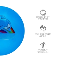 Мяч детский ZABIAKA «Дельфинчик», d=22 см