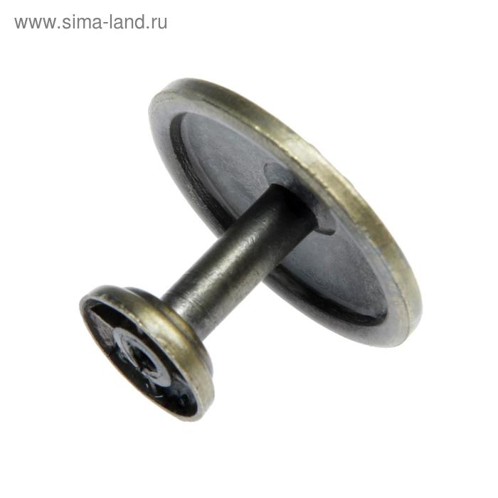 Ручка кнопка ТУНДРА РК203, цвет бронза Ручка кнопка ТУНДРА РК203, цвет бронза