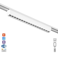 Светильник трековый SLIM "Линза-33" LED 18Вт 3000K-6000К 48V CRI90 белый 3,2х3,8х33,8см