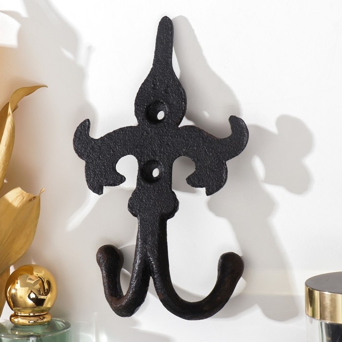 Крючки декоративные чугун Крючки декоративные чугун "Пика кованая" 16х10х4 см