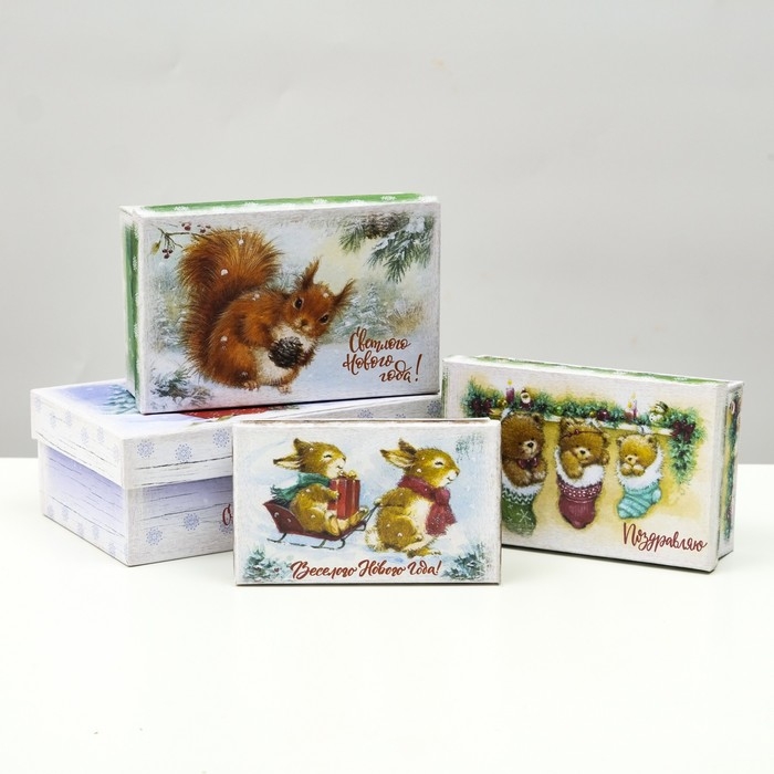 Набор коробок Набор коробок "Волшебная сказка", 10 в 1, 30,5 х 19,5 х 12- 12 х 7 х 4 см