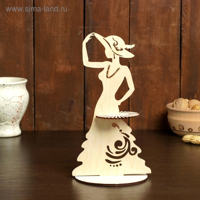 Салфетница «Дама в шляпе», 24×13×0,3 см Салфетница «Дама в шляпе», 24×13×0,3 см