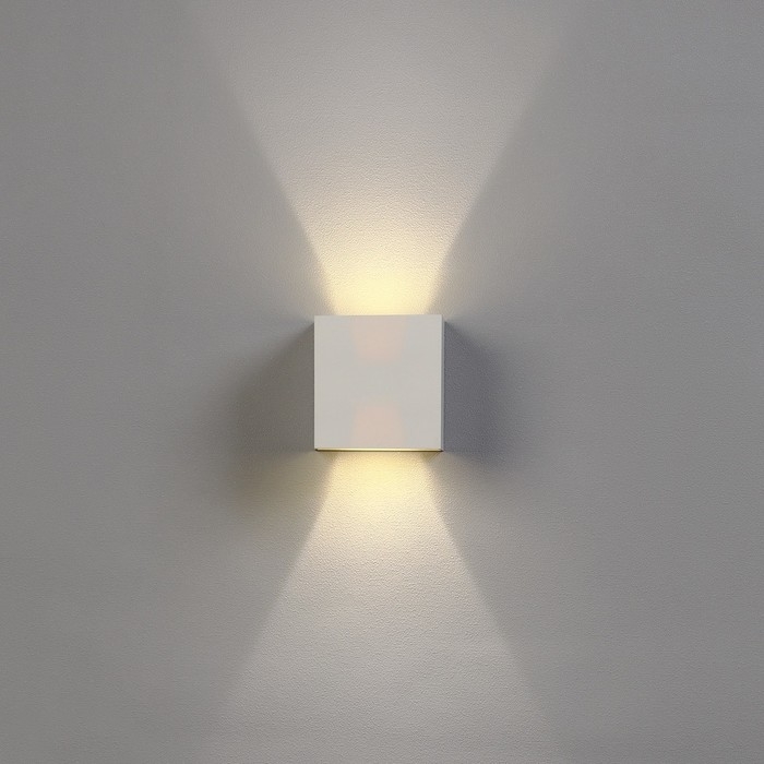 Светильник фасадный «Куб», FSD-062, 6 Вт, 4000К, регулир. луч, IP65, 220 В, пластик, белый 1008423 Светильник фасадный «Куб», FSD-062, 6 Вт, 4000К, регулир. луч, IP65, 220 В, пластик, белый 1008423