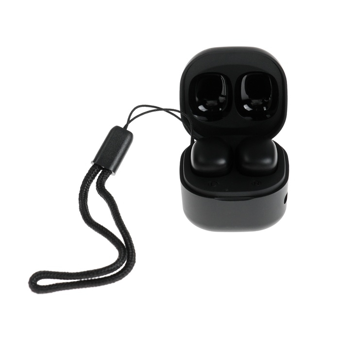 Наушники беспроводные Y6, TWS, вакуумные, BT 5.3, 30/200 мАч, Type-C, подвес, чёрные Наушники беспроводные Y6, TWS, вакуумные, BT 5.3, 30/200 мАч, Type-C, подвес, чёрные