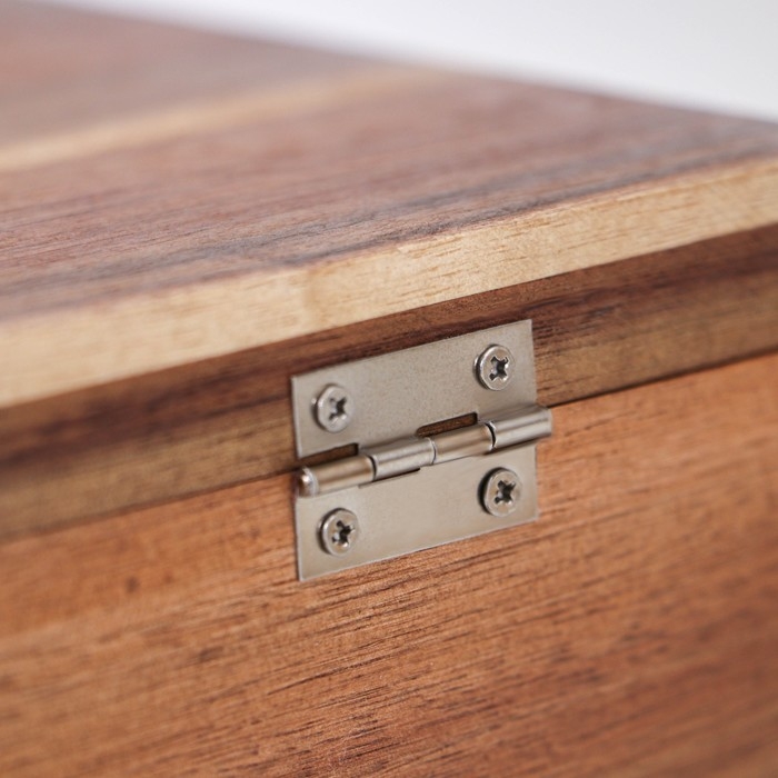 Органайзер для чая и кухонных принадлежностей, 31×17,5×8 см, 8 ячеек, тропическая акация