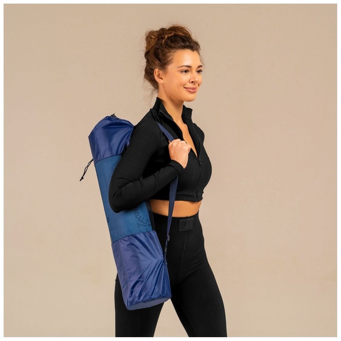 Чехол для йога-коврика Sangh Moon, цвет синий Чехол для йога-коврика Sangh Moon, цвет синий