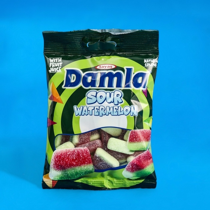 Мармелад жевательный желейный Мармелад жевательный желейный "DAMLA GUMMY", арбуз, 80 г
