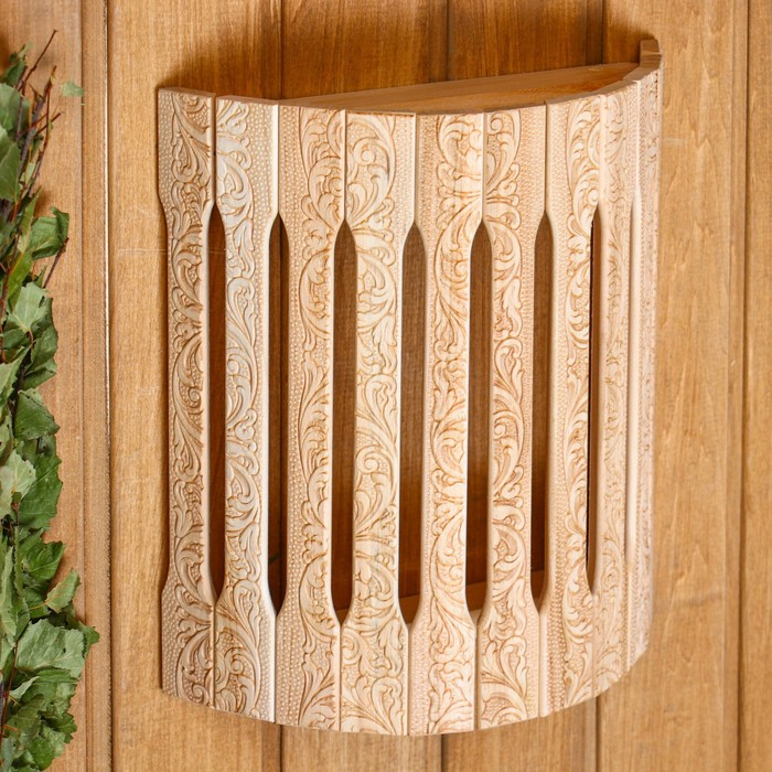 Абажур деревянный угловой Абажур деревянный угловой "Русские узоры" 31х27х11 см