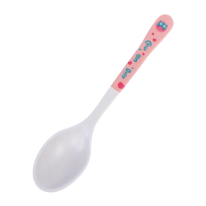 Ложка детская для кормления из бамбука, форма овал, цвет МИКС Ложка детская для кормления из бамбука, форма овал, цвет МИКС