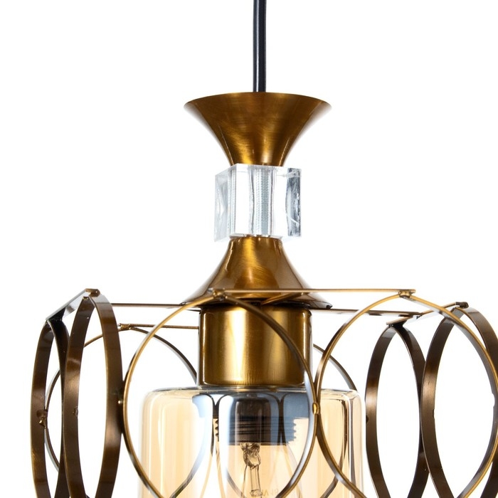 Светильник BayerLux Светильник BayerLux "Инфинити" E27 40Вт золото 15,5х15,5х18-118 см