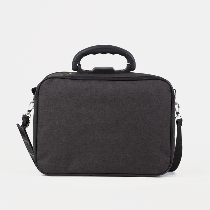 Сумка мужская «ЗФТС», цвет чёрный Сумка мужская «ЗФТС», цвет чёрный