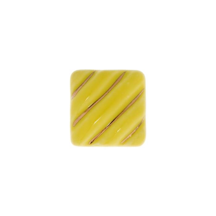 Ручка кнопка, керамическая, цвет желтый Ручка кнопка, керамическая, цвет желтый