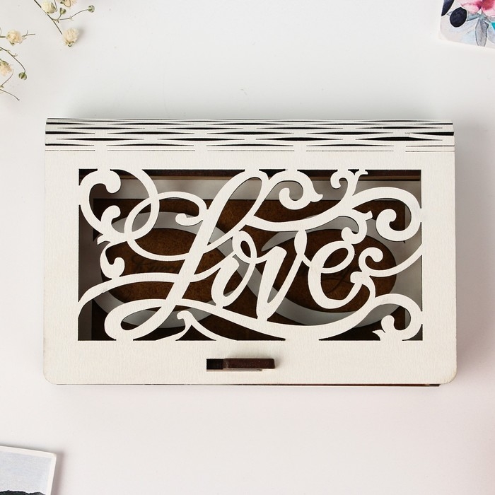 Шкатулка для колец «Бесконечность», 12 х 7,9 см. Шкатулка для колец «Бесконечность», 12 х 7,9 см.