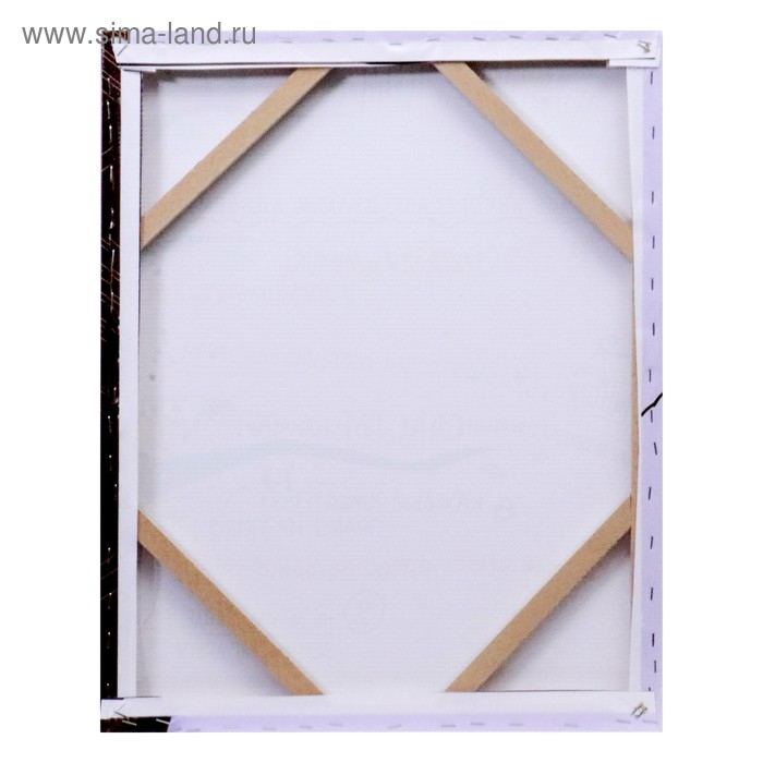 Картина на холсте Картина на холсте "Правила дома" совята 40х50 см