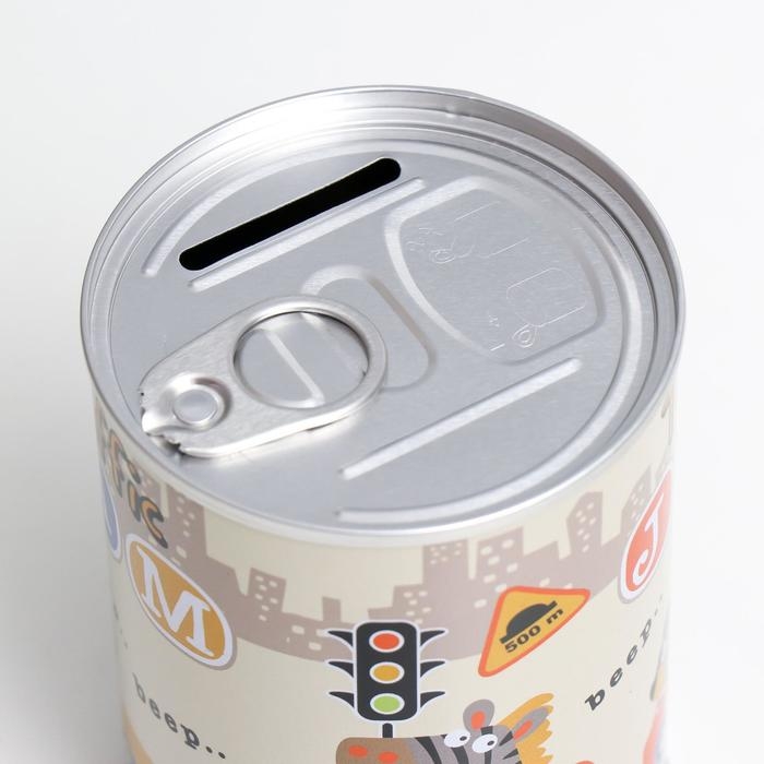 Копилка металл Копилка металл "Зверята и хобби" МИКС 10х7,5х7,5 см