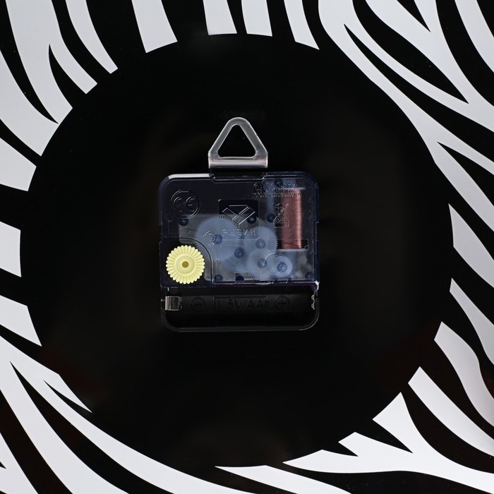 Часы настенные, интерьерные Часы настенные, интерьерные "Зебра ", бесшумные, d-34 см, черные