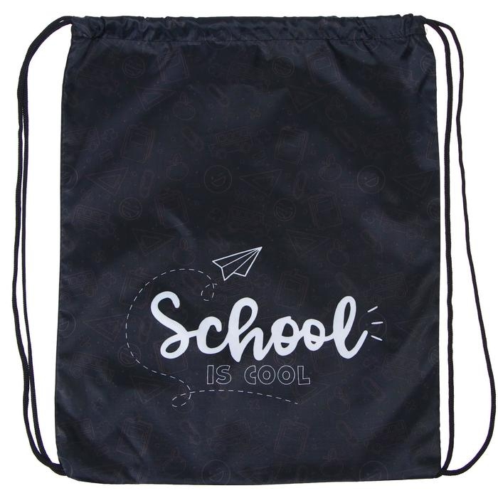 Мешок для обуви 420 х 340 мм, Calligrata МСО-5С, (мягкий полиэстер, плотность 210D),  Мешок для обуви 420 х 340 мм, Calligrata МСО-5С, (мягкий полиэстер, плотность 210D), "Школа"
