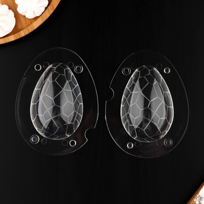 Молд для шоколада KONFINETTA «Шоколадное яйцо», силикон, 14×11,5×9 см, цвет прозрачный Молд для шоколада KONFINETTA «Шоколадное яйцо», силикон, 14×11,5×9 см, цвет прозрачный