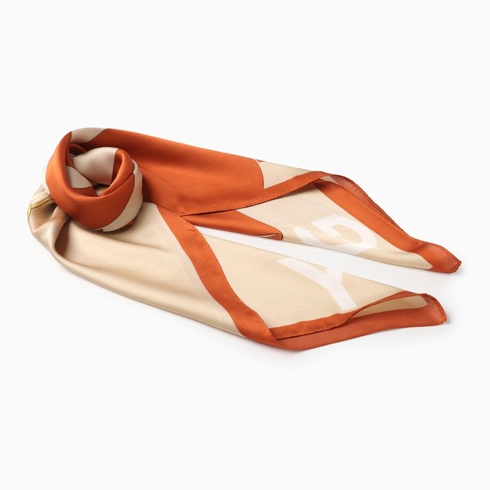 Платок женский MINAKU р-р 70*70 см, цв. оранжевый Платок женский MINAKU р-р 70*70 см, цв. оранжевый