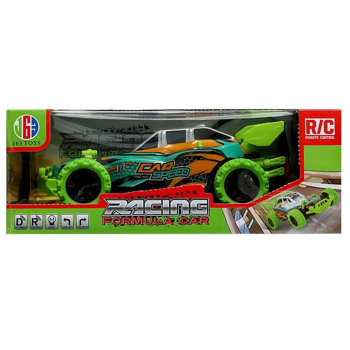 Машина радиоуправляемая «Формула», свет, с аккумулятором, цвет зелёный Машина радиоуправляемая «Формула», свет, с аккумулятором, цвет зелёный