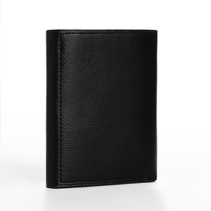 Портмоне мужское на магните, отдел для купюр, для карт, для монет, цвет чёрный Портмоне мужское на магните, отдел для купюр, для карт, для монет, цвет чёрный