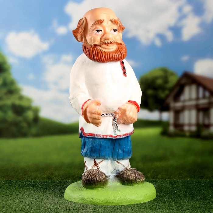 Садовая фигура  Садовая фигура "Дед Борис" 62х27х27см