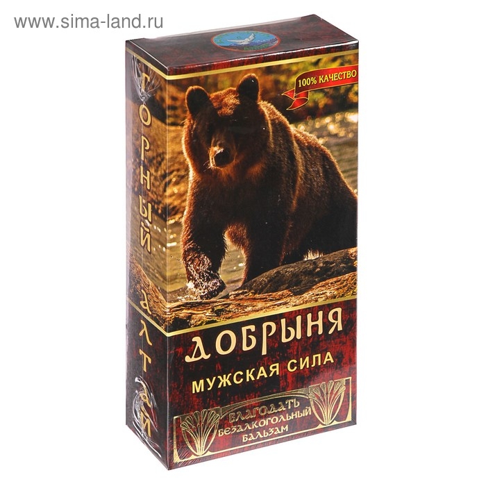 Бальзам безалкогольный  Бальзам безалкогольный "Добрыня" мужская сила, 250 мл