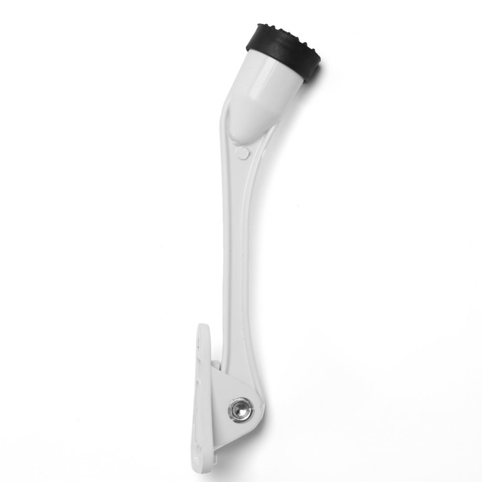 Фиксатор дверной LOCKLAND, Фиксатор дверной LOCKLAND, "козья ножка", цвет белый