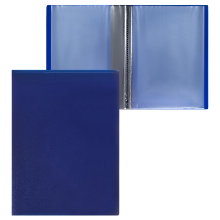 Папка с 40 вкладышами А4, 500 мкм, Calligrata, черничная Папка с 40 вкладышами А4, 500 мкм, Calligrata, черничная