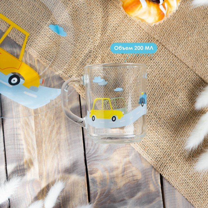 Набор детской посуды Доляна «Бип-бип», 3 предмета: миска 450 мл, тарелка d=20 см, кружка 200 мл Набор детской посуды Доляна «Бип-бип», 3 предмета: миска 450 мл, тарелка d=20 см, кружка 200 мл