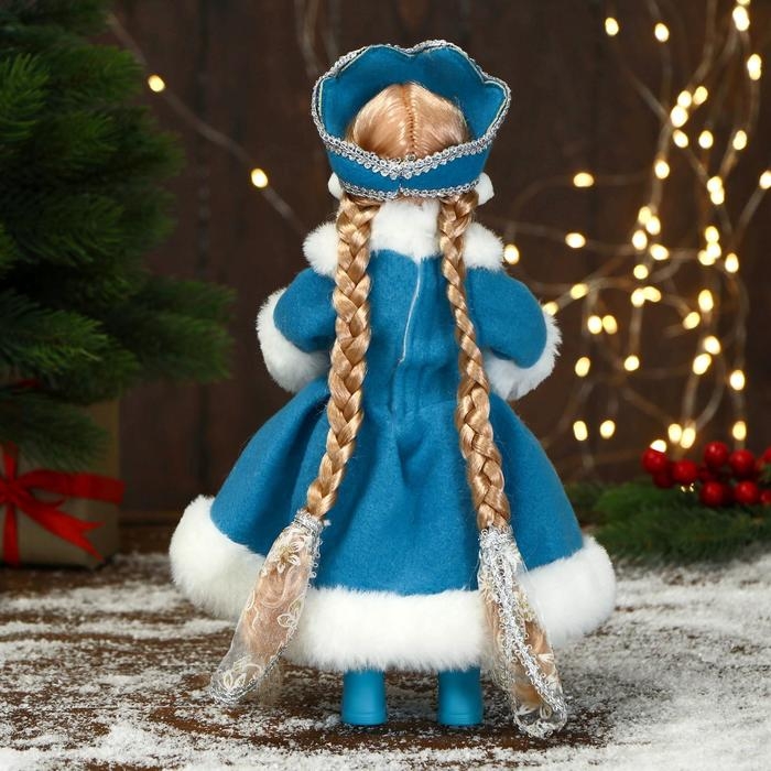 Снегурочка Снегурочка "В пышной шубке со звёздами" 14х30 см