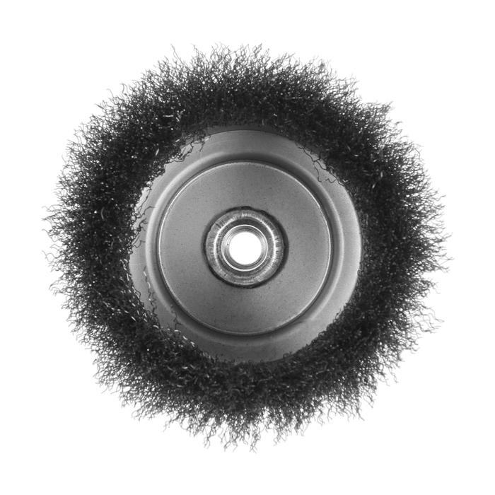 Щетка металлическая для УШМ ТУНДРА,  Щетка металлическая для УШМ ТУНДРА, "чашка", М14, 150 мм