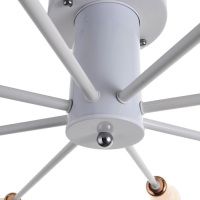 Люстра 2233/8WT E27 40Вт бело-золотой 108х108х20 см BayerLux