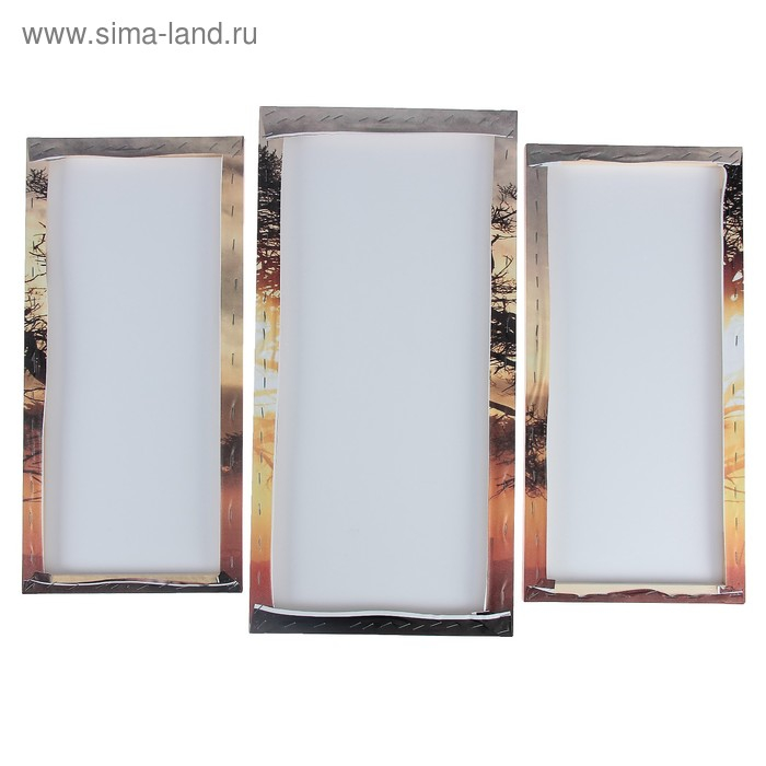 Модульная картина  Модульная картина "На закате"  (2-25х52; 1-30х60) 60х80 см