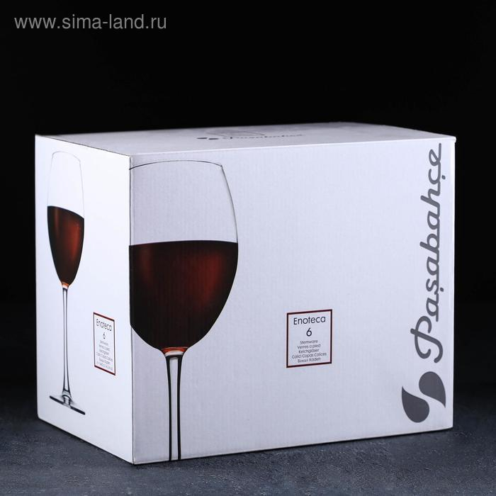 Набор стеклянных бокалов для красного вина Enoteca, 440 мл, 6 шт Набор стеклянных бокалов для красного вина Enoteca, 440 мл, 6 шт