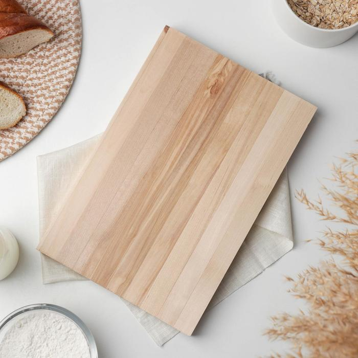 Доска разделочная Доляна «Классика», 30×20×3 см, берёза