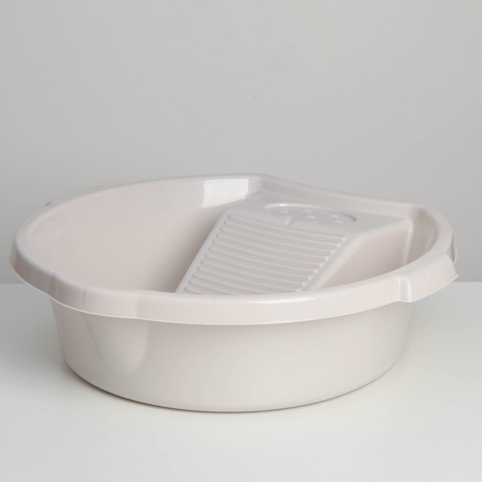 Таз круглый для стирки «Хозяюшка», 10 л, цвет МИКС Таз круглый для стирки «Хозяюшка», 10 л, цвет МИКС