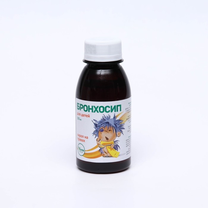 Сироп на травах детский Бронхосип, 100 мл Сироп на травах детский Бронхосип, 100 мл
