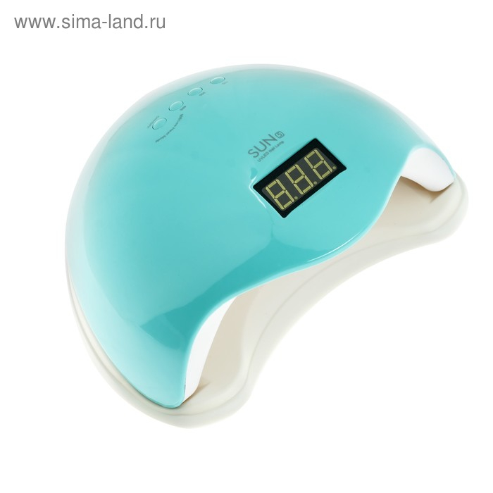 Лампа для гель-лака JessNail SUN 5, UV/LED, 48 Вт, таймер 10/30/60 сек, цвет мятный Лампа для гель-лака JessNail SUN 5, UV/LED, 48 Вт, таймер 10/30/60 сек, цвет мятный