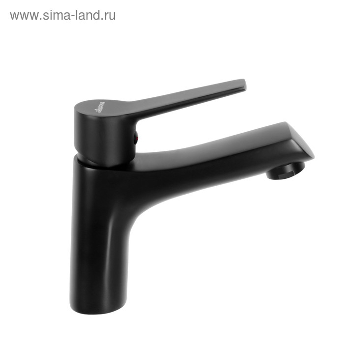 Смеситель для раковины Accoona A90300F, однорычажный, латунь, черный Смеситель для раковины Accoona A90300F, однорычажный, латунь, черный