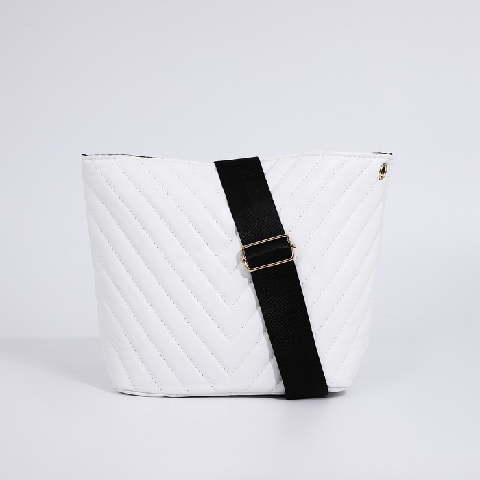 Сумка кросс-боди на молнии, цвет белый Сумка кросс-боди на молнии, цвет белый
