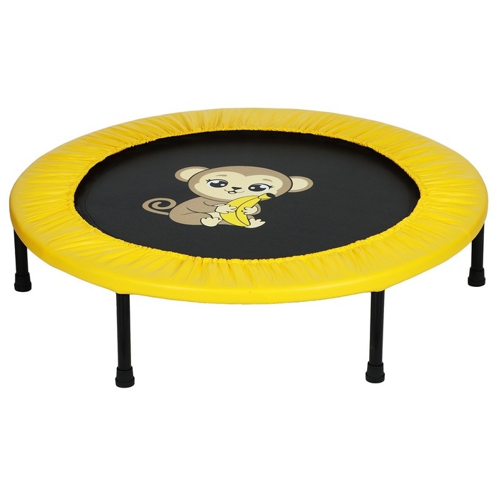 Батут детский ONLYTOP «Обезьянка», d=97 см, цвет жёлтый Батут детский ONLYTOP «Обезьянка», d=97 см, цвет жёлтый