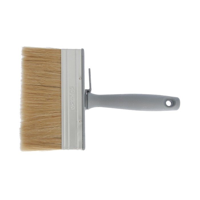 Кисть-макловица ТУНДРА, натуральная щетина, пластиковая рукоятка, 50х150 мм Кисть-макловица ТУНДРА, натуральная щетина, пластиковая рукоятка, 50х150 мм